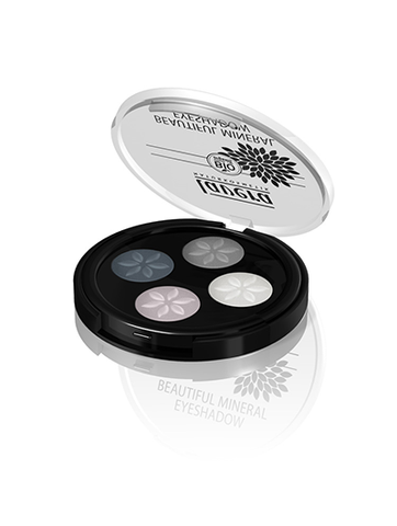 Lavera Beautiful Mineral Eyeshadow Quattro - Smokey Grey 01