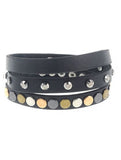 Wikkelarmband met studs