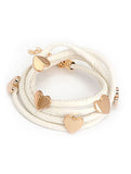 Armband met hartjes