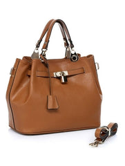 Isabela leren tas Cognac